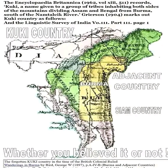 History Cannot Be Changed: Tribals in Chittagong Hill Tracts, Northeast India, and Western Myanmar are Kukis