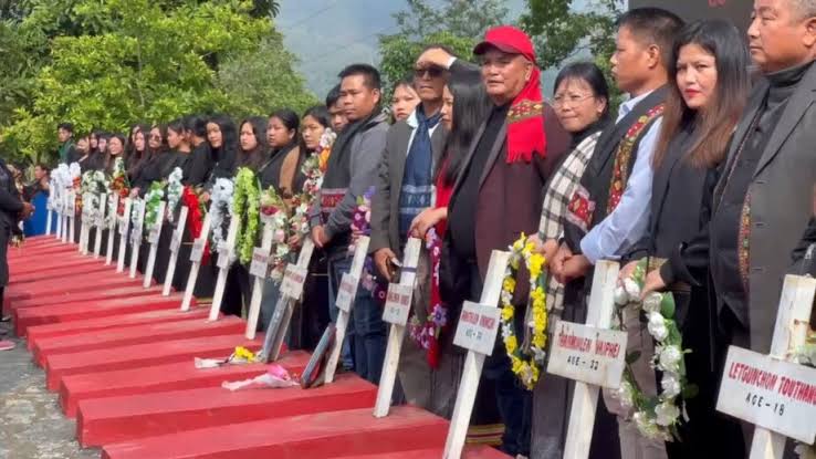 kuki martyrs cemetery tribute separation day manipur graves memorial