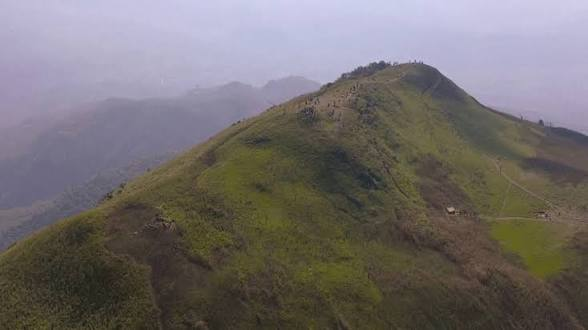 View of Koubru hill located inside Kuki ancestral land