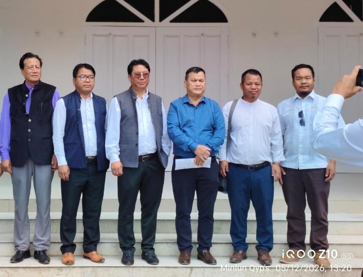 Church Leaders Ambushed in Kangpokpi; Former MBC General Secretary Among 3 Killed, 4 Injured Group of church leaders standing together outside a building