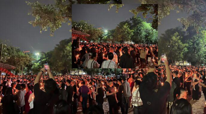 Kuki Community in Delhi and Churachandpur Holds Candlelight Vigil to Mourn Slain Church Leaders Candlelight vigils held by Kuki community members in Delhi and Churachandpur for slain church leaders