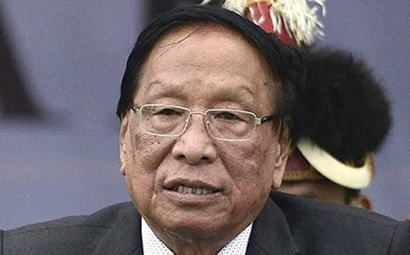 Portrait of Th Muivah alongside KHIPC press statement on NSCN IM ceasefire