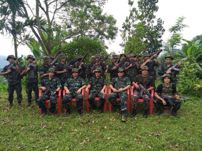 Armed ZUF members posing during a humanitarian appeal for release of hostages in Manipur