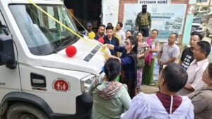 Saikul MLA Kimneo Haokip Hangshing Launches Mobile Medical Unit Ambulance To Bring Healthcare To Remote Villages